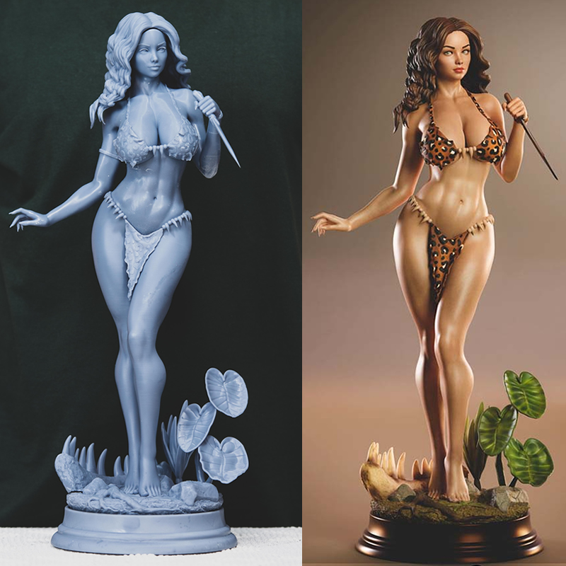 3D Printing Abs - 3 รูปแบบ Origi ตัวอักษร 6083 Cavewoman