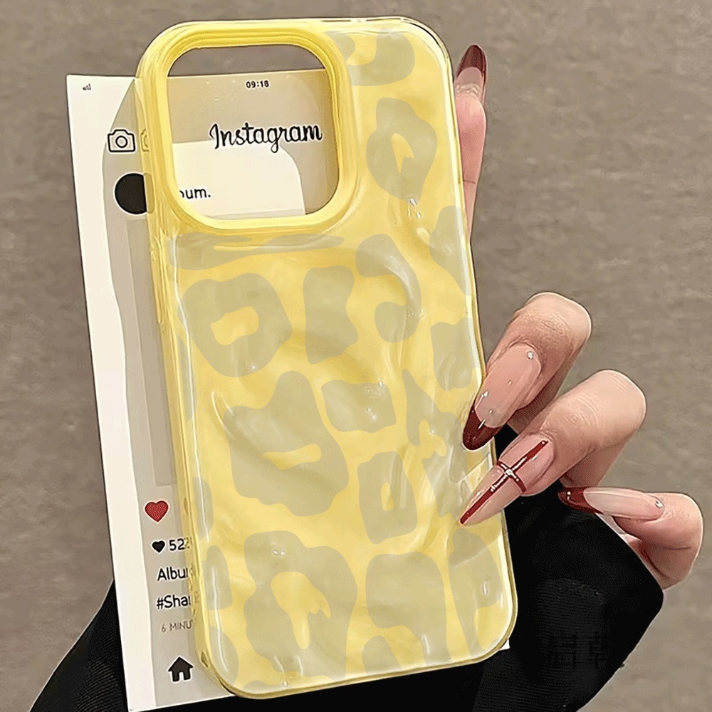 3D Printing Iphone - เคสโทรศัพท์ลายเสือดาว 3D ลายคลื่นน้ำ สำหรับ iPhone 17Air