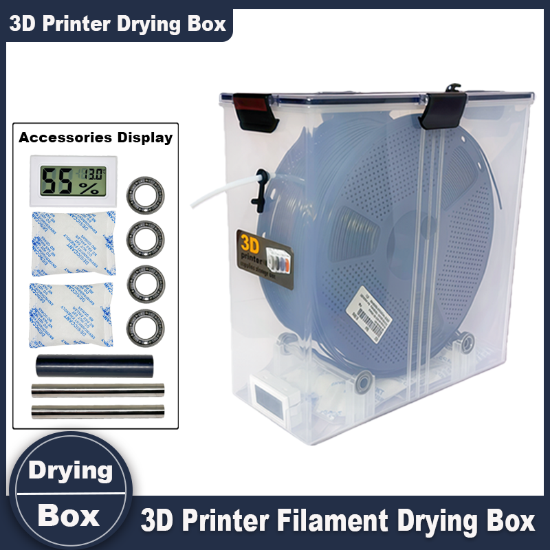 3D Printing Nylon Filament - กล่องเก็บเส้นพลาสติกสำหรับเครื่องพิมพ์ 3 มิติ – ภาชนะปิดผนึกสุญญากาศสำหรับม้วนเส้นพลาสติกขนาด 1