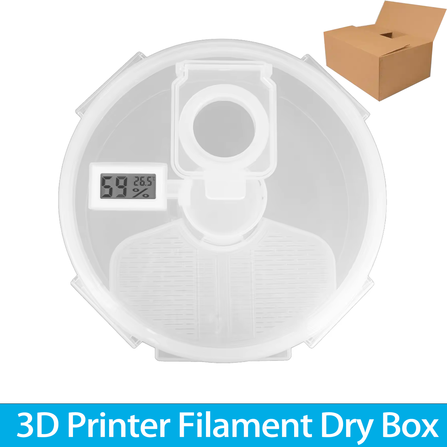 3D Printing Deck Box - กล่องเก็บเส้นใย PLA สำหรับเครื่องพิมพ์ 3D ขนาด 1