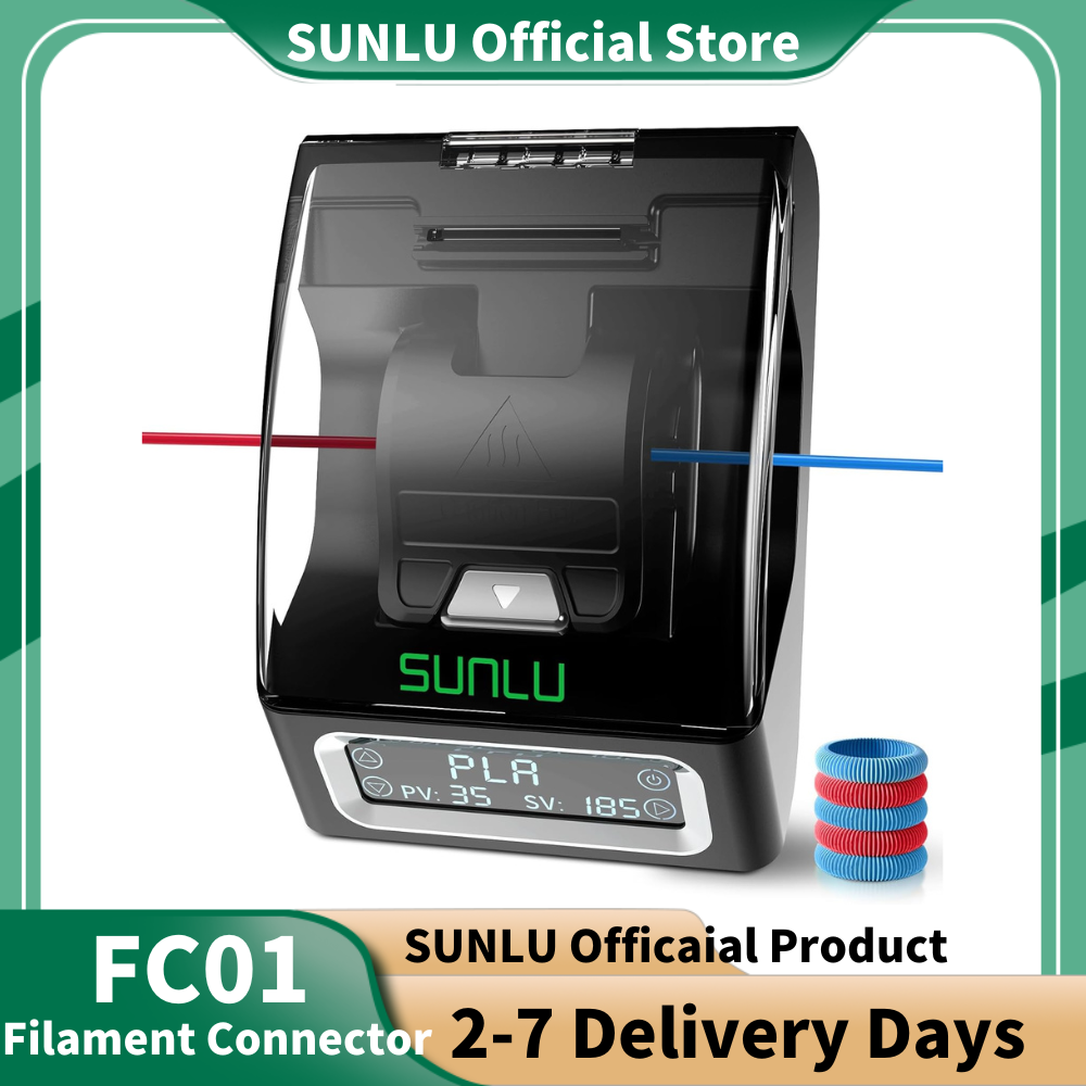 3D Printing Nylon Filament - SUNLU FC01 Filament Connector ความร้อนอย่างรวดเร็ว 3D
