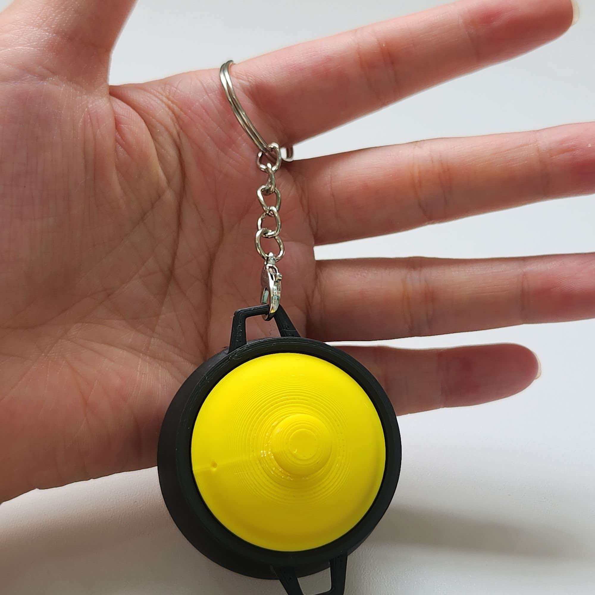 3D Printing Keychain - พวงกุญแจคลิกเกอร์ 3 มิติ แบบใหม่ ของเล่นเสริมสมาธิ บรรเทาความวิตกกังวล
