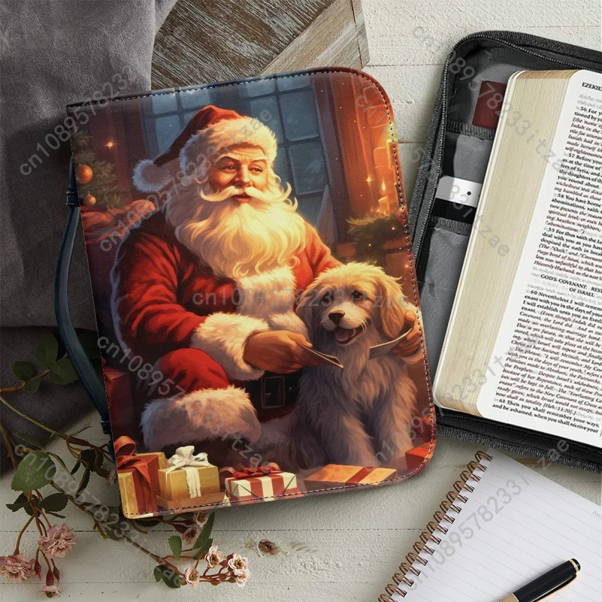 3D Printing Case - กระเป๋าใส่พระคัมภีร์สำหรับผู้หญิง ปี 2024 ลาย Claus 3