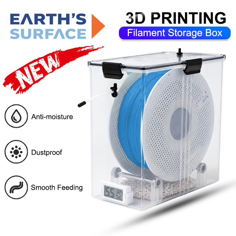 3D Printing Deck Box - กล่องเก็บเส้นพลาสติกสำหรับเครื่องพิมพ์ 3 มิติ แบบแห้ง พร้อมระบบลมร้อน ป้องกันความชื้น