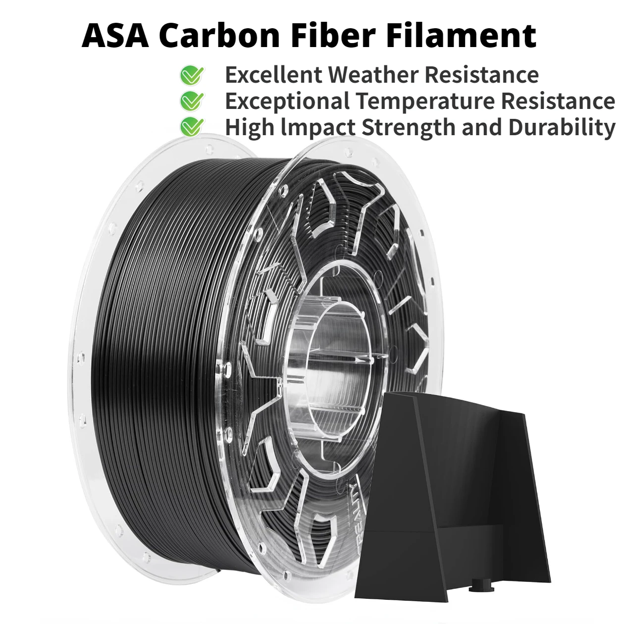 Asa Filament Outdoor - เส้นใยคาร์บอนไฟเบอร์ ASA ขนาด 1.75 มม. สีดำ