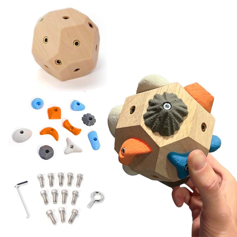 3D Printing Grip - อุปกรณ์ฝึกความแข็งแรงในการปีนป่ายแบบ 3D Print Boulder Block สำหรับฝึกกำลังการจับ