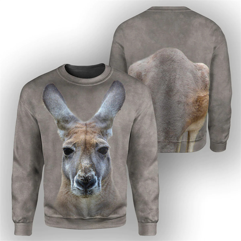 เสื้อกันหนาวพิมพ์ลายกระต่ายจิง - 3D Printing Rabbit บทวิจารณ์และราคา