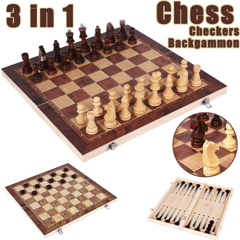 กระดานหมากรุก 3 ใน 1, กระดานเก - 3D Printing Chess บทวิจารณ์และราคา