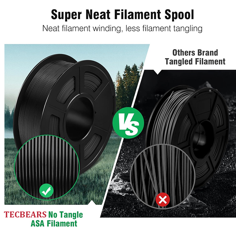TECBEARS ASA เครื่องพิมพ์ 3 มิ - Asa Filament Outdoor บทวิจารณ์และราคา