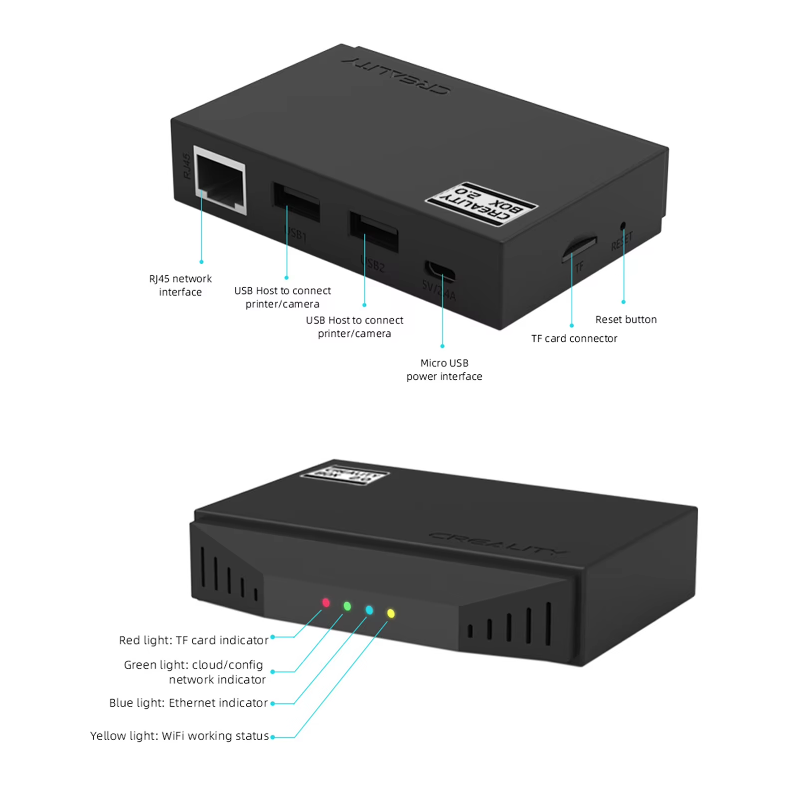 Creality WiFi Box 2.0 ผู้ช่วยอ - 3D Printing Deck Box บทวิจารณ์และราคา