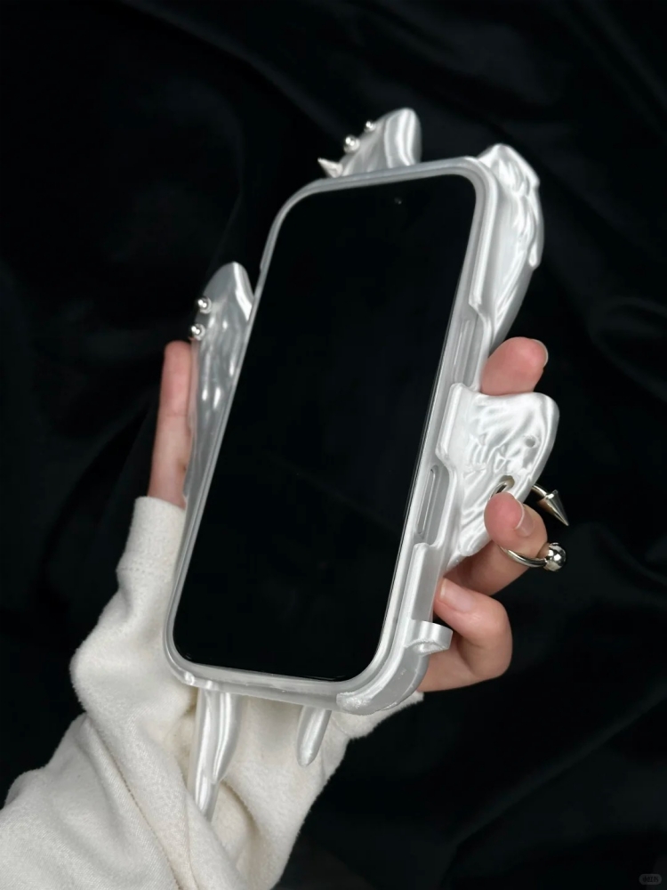 เคสโทรศัพท์แบบเจาะรูลายปีกนางฟ - 3D Printing Case บทวิจารณ์และราคา