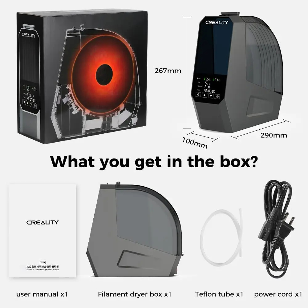 Creality Space Pi 360 °   เครื - 3D Printing Deck Box บทวิจารณ์และราคา