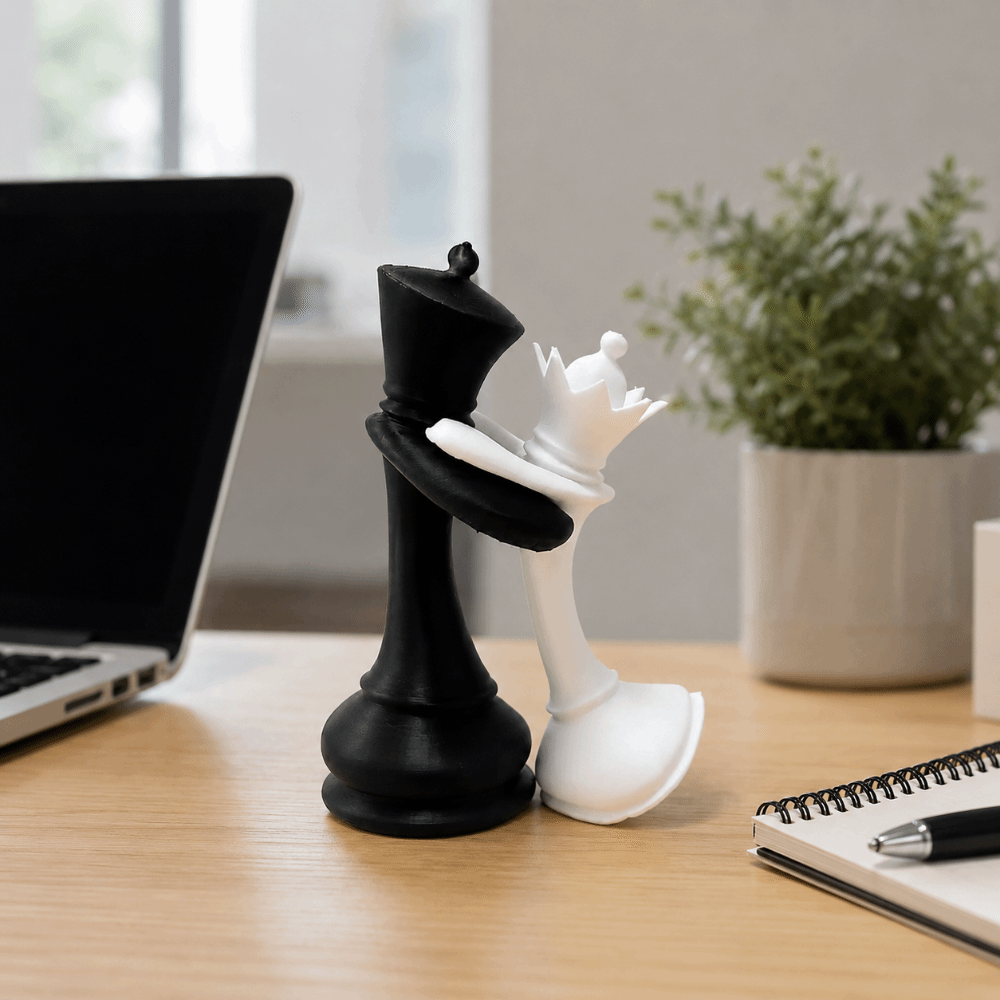 รูปปั้นหมากรุกพิมพ์ 3 มิติสุดส - 3D Printing Chess บทวิจารณ์และราคา