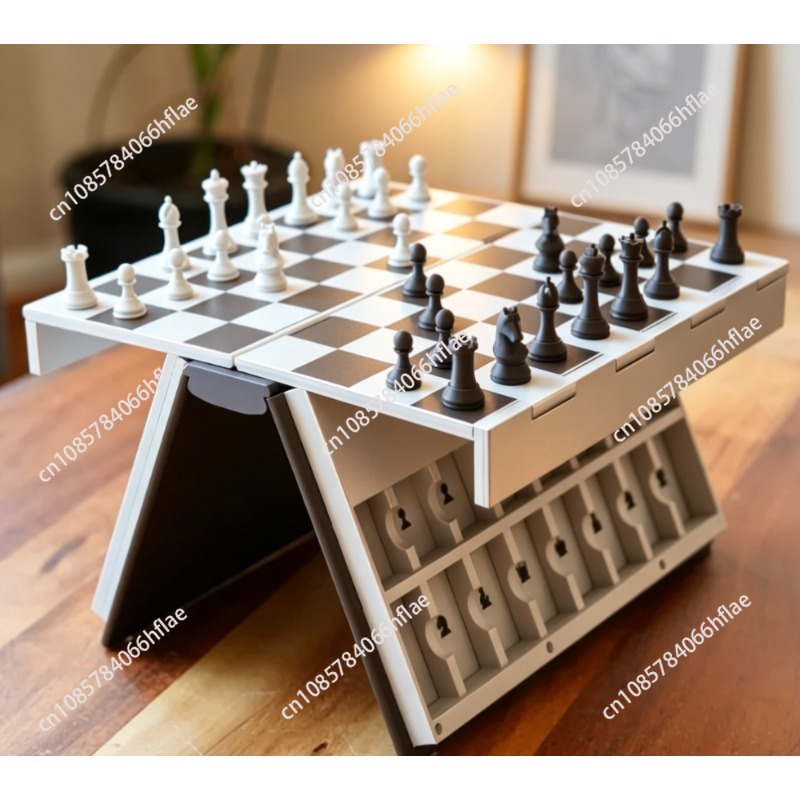 หนังสือหมากรุกแม่เหล็กพับได้แบ - 3D Printing Chess บทวิจารณ์และราคา