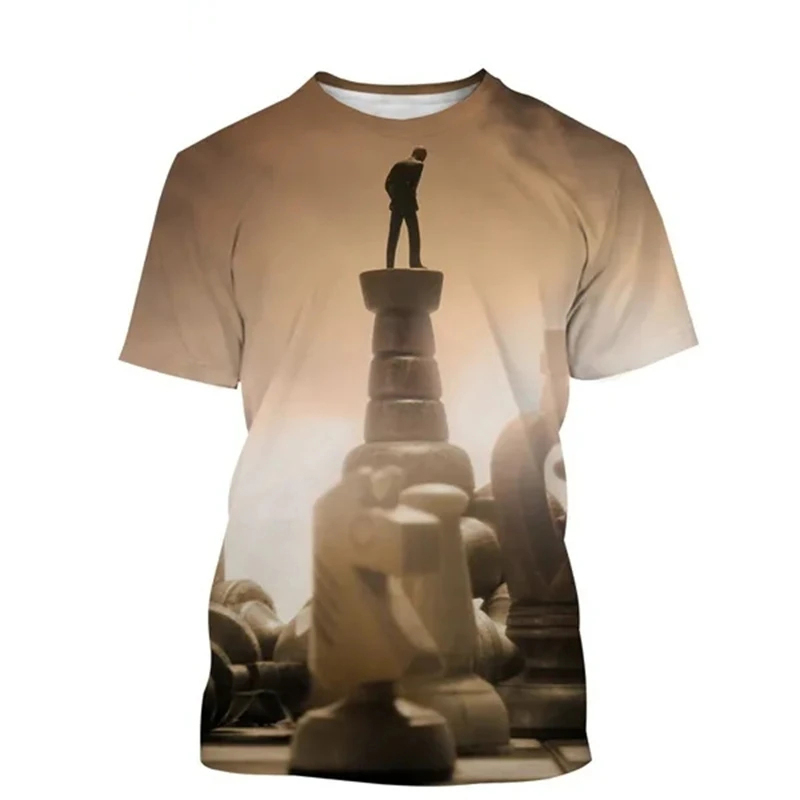 หมากรุกเสื้อยืด 3Dการออกแบบการ - 3D Printing Chess บทวิจารณ์และราคา