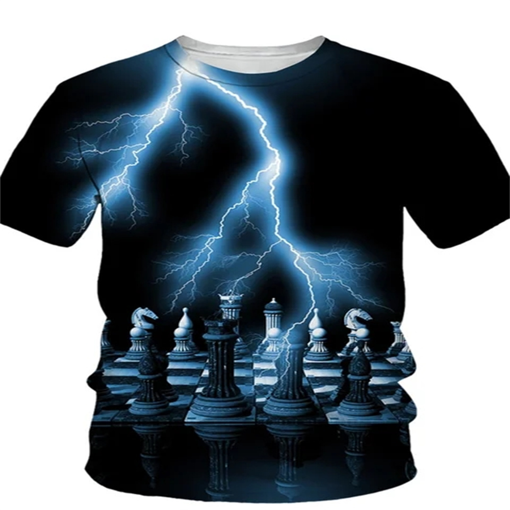 เสื้อยืดลายหมากรุกฤดูร้อน พิมพ - 3D Printing Chess บทวิจารณ์และราคา