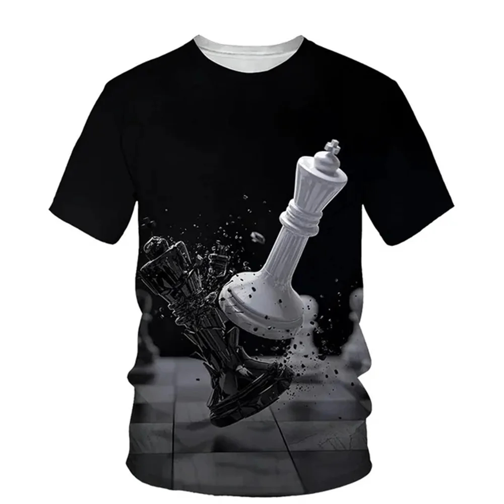 เสื้อยืดลายหมากรุกฤดูร้อน พิมพ - 3D Printing Chess บทวิจารณ์และราคา