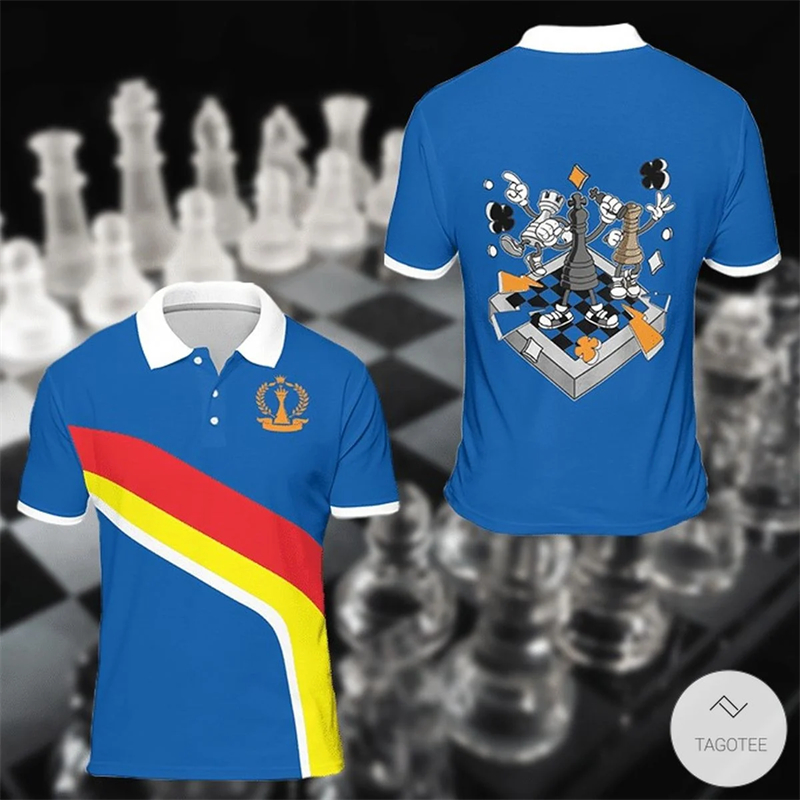 Chess King 3D Print Polo Shirt - 3D Printing Chess บทวิจารณ์และราคา