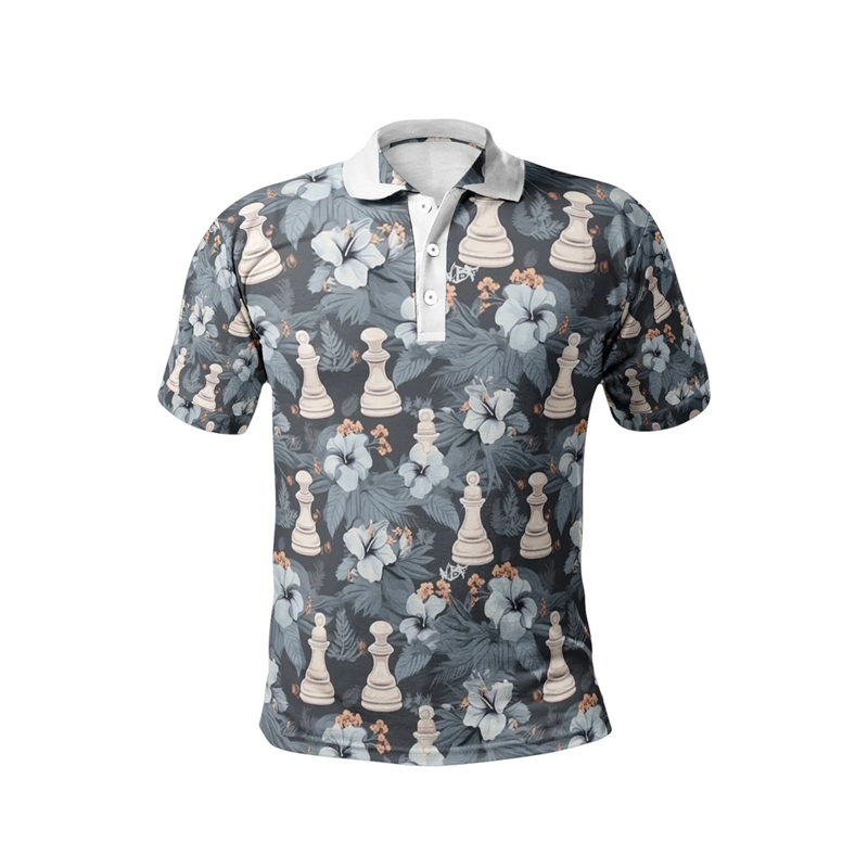 Chess King 3D Print Polo Shirt - 3D Printing Chess บทวิจารณ์และราคา