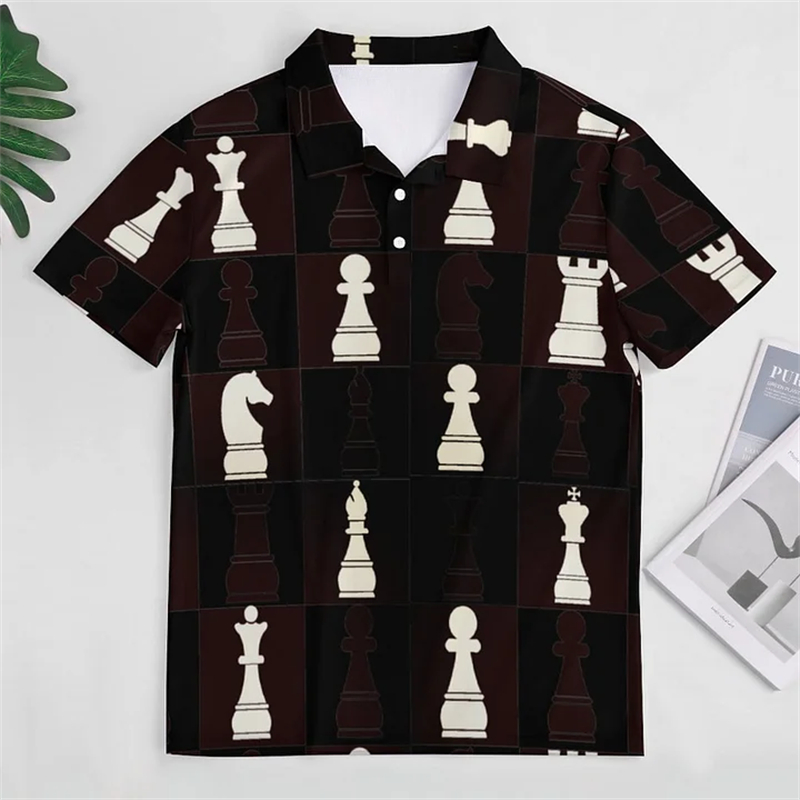 Chess King 3D Print Polo Shirt - 3D Printing Chess บทวิจารณ์และราคา