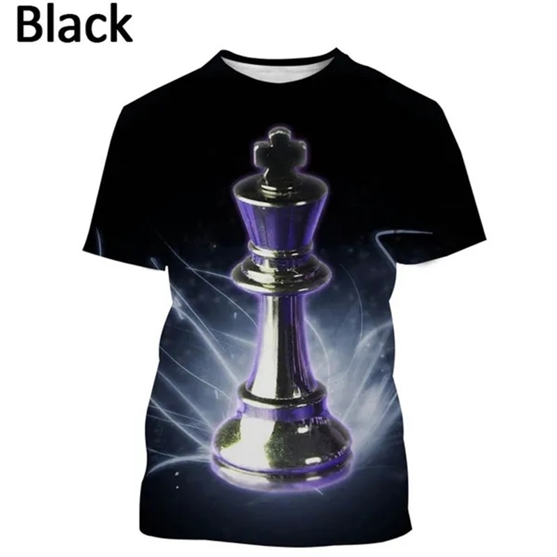 เสื้อยืดพิมพ์ลายหมากรุกเกม3D เ - 3D Printing Chess บทวิจารณ์และราคา