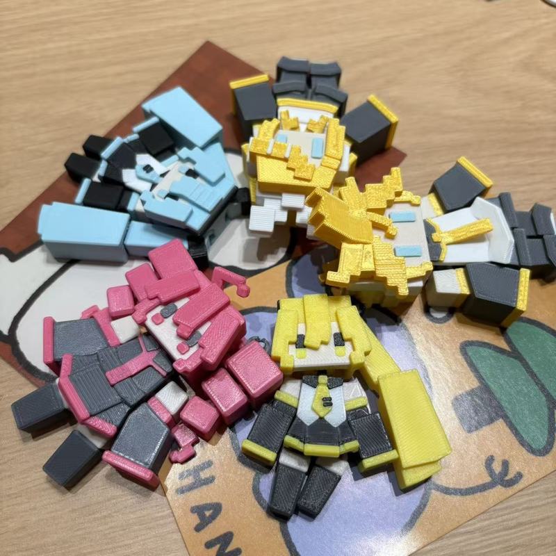 พวงกุญแจอนิเมะฮัตสึเนะ มิกุ พิ - 3D Printing Keychain บทวิจารณ์และราคา