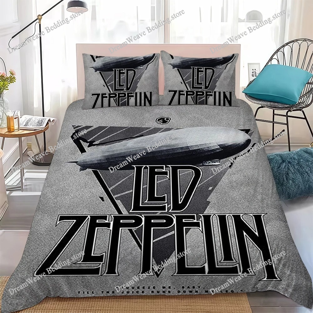 ชุดผ้าคลุมเตียง Led Z-Zeppelin - 3D Printing Z Banding บทวิจารณ์และราคา
