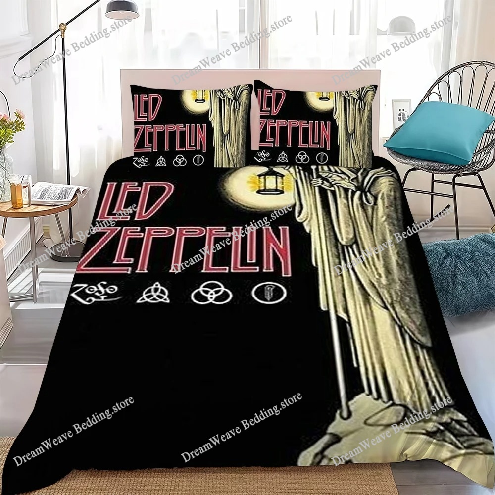 ชุดผ้าคลุมเตียง Led Z-Zeppelin - 3D Printing Z Banding บทวิจารณ์และราคา