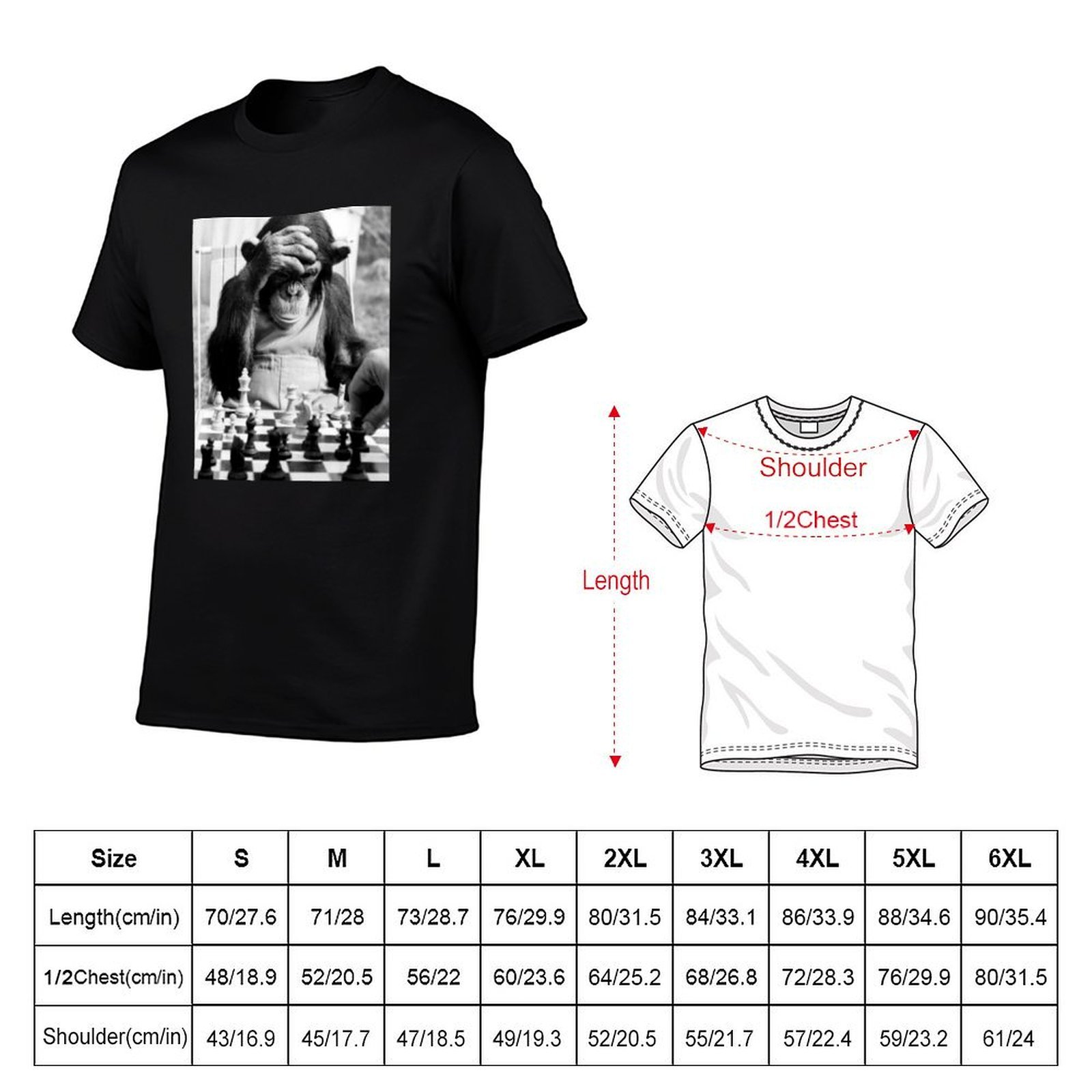 เสื้อยืดลายลิงตลก หมากรุก คิงเ - 3D Printing Chess บทวิจารณ์และราคา