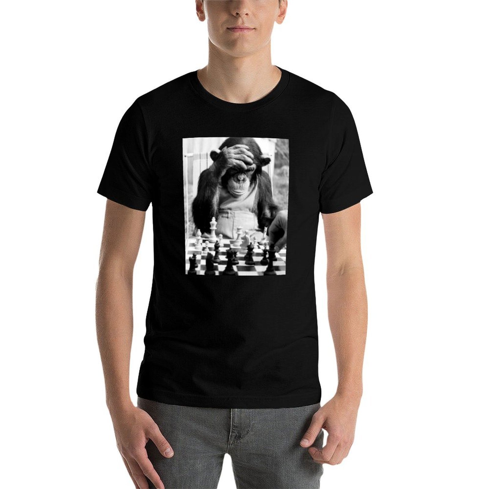เสื้อยืดลายลิงตลก หมากรุก คิงเ - 3D Printing Chess บทวิจารณ์และราคา