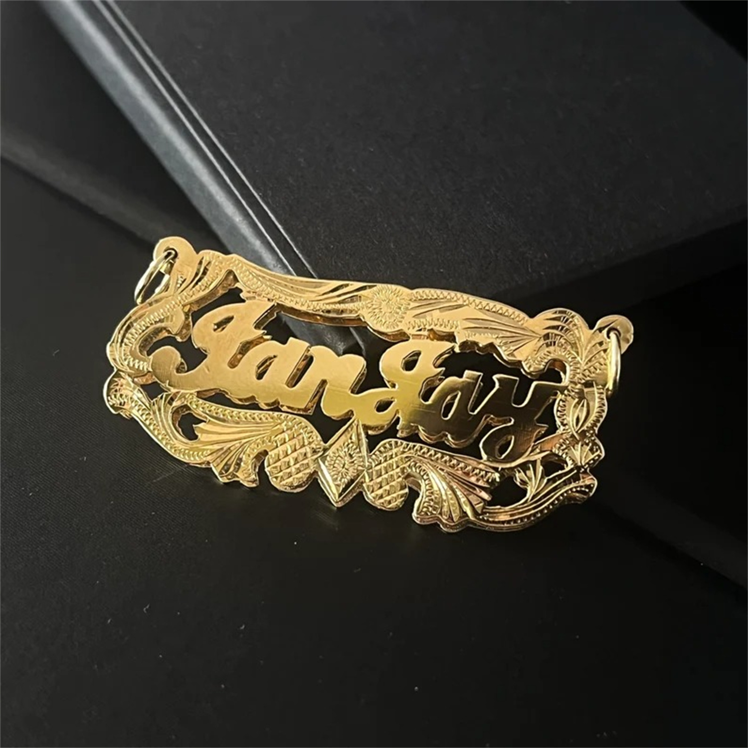 จี้ชื่อคู่ชุบทอง 18K แบบกำหนดเ - 3D Printing Gold บทวิจารณ์และราคา