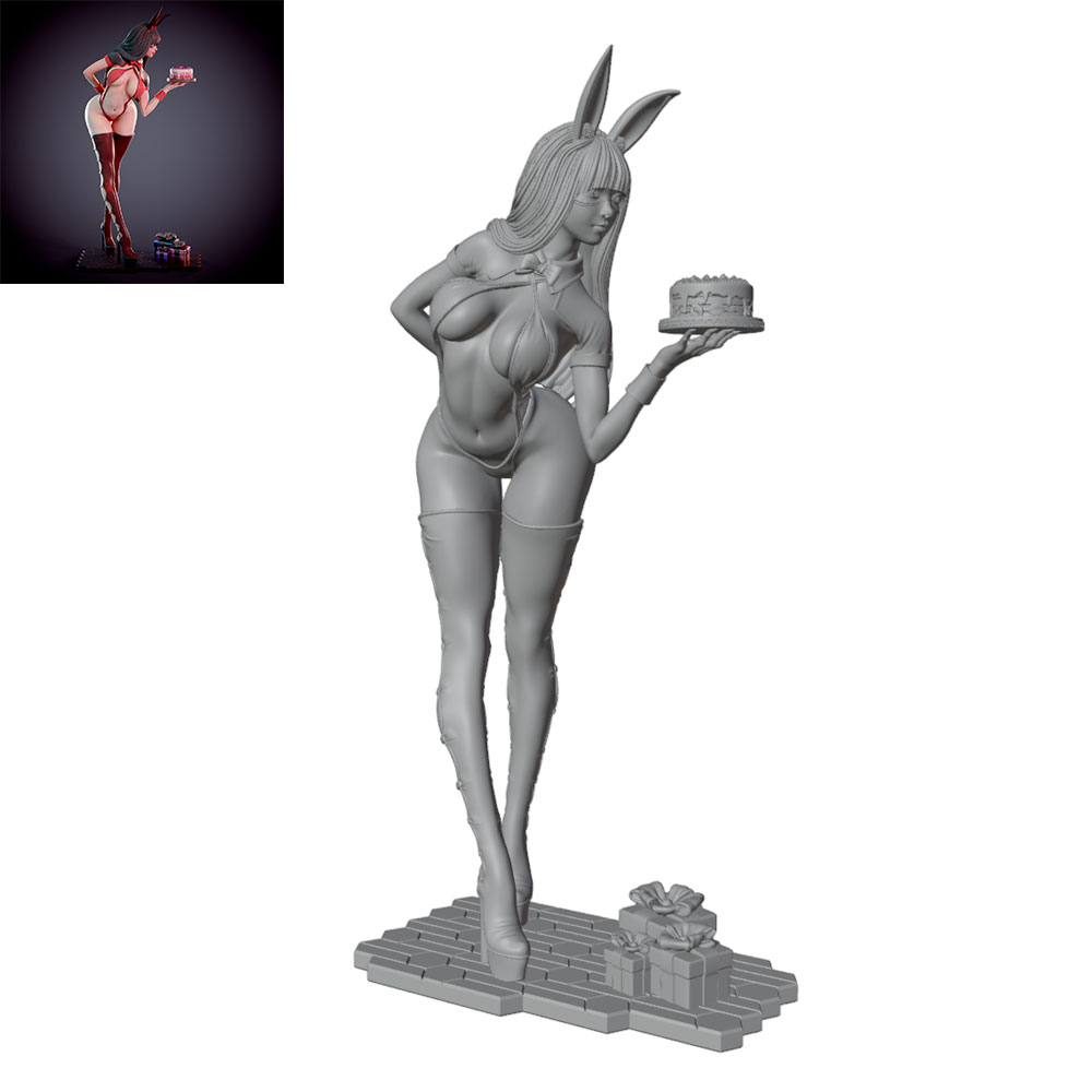 โมเดลตัวละครสาวน้อยน่ารักธีมปา - 3D Printing Rabbit บทวิจารณ์และราคา
