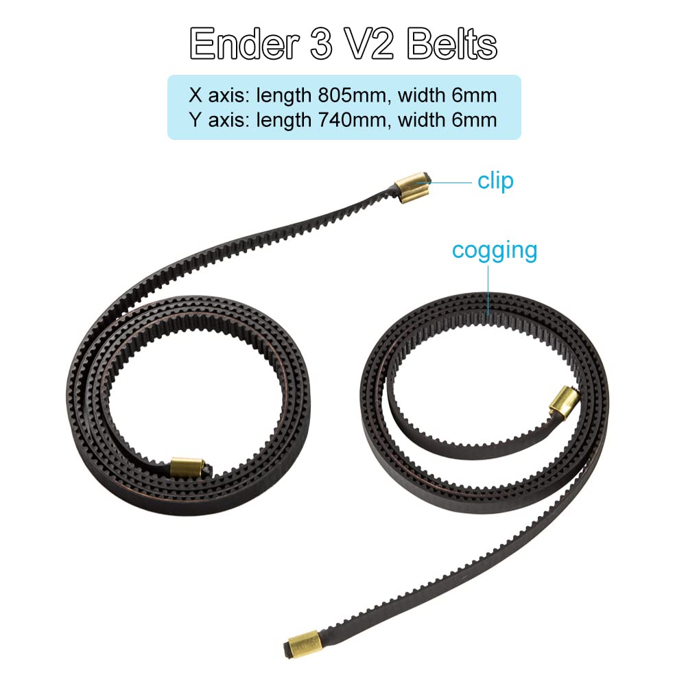 Creality Ender 3 V2 เข็มขัด XY - 3D Printing X Axis บทวิจารณ์และราคา