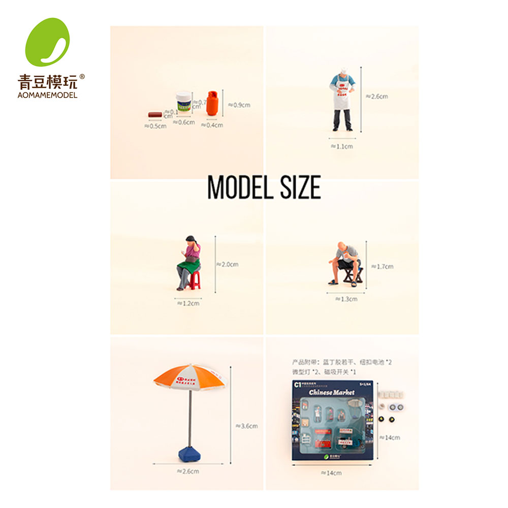 ชุดโมเดลตลาดกลางคืน 1/64 - ร้า - 3D Printing Ideas บทวิจารณ์และราคา