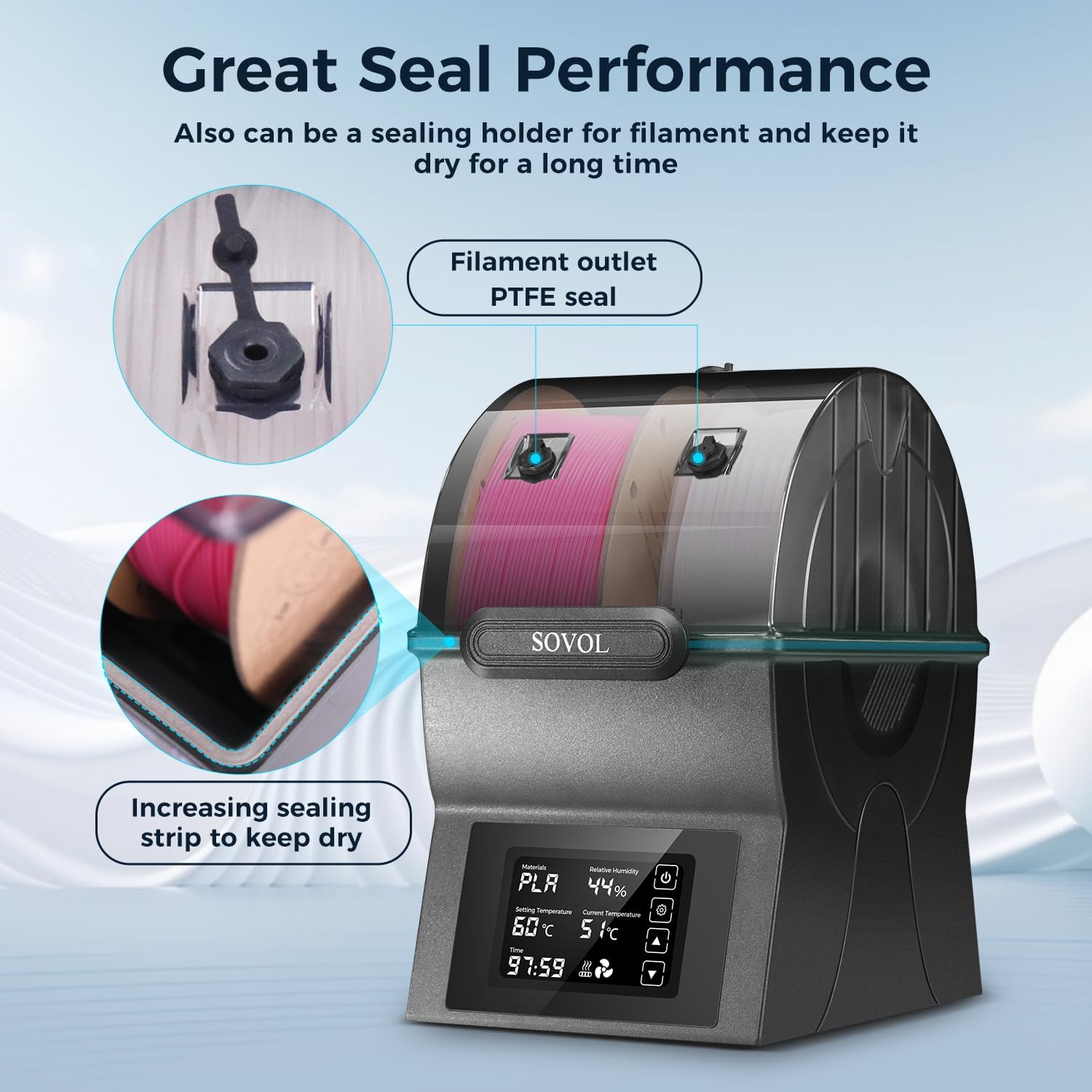 Sovol Filamentเครื่องเป่าSH02  - 3D Printing Deck Box บทวิจารณ์และราคา
