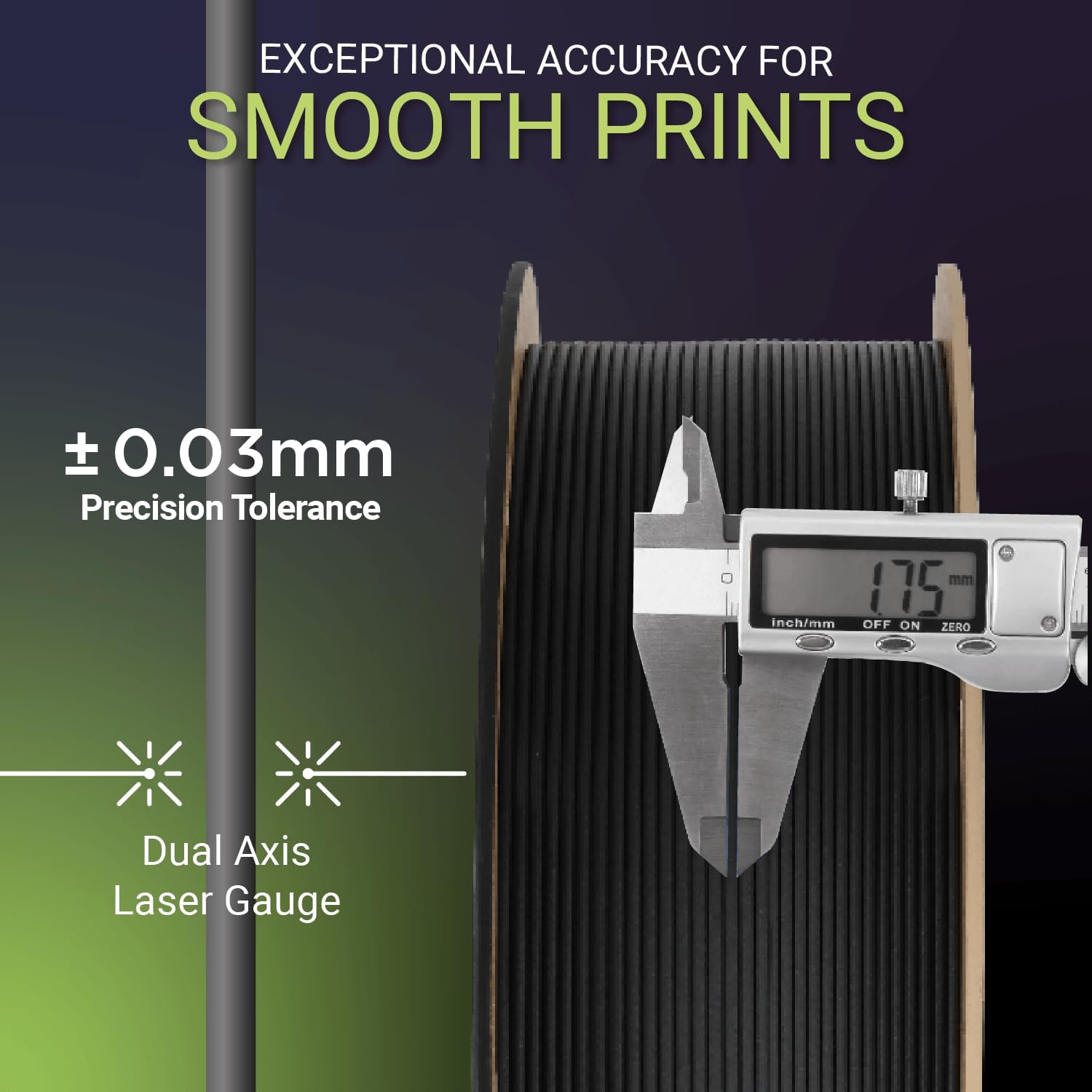 เส้นพลาสติกพิมพ์ 3 มิติ Polyma - Asa Filament Outdoor บทวิจารณ์และราคา