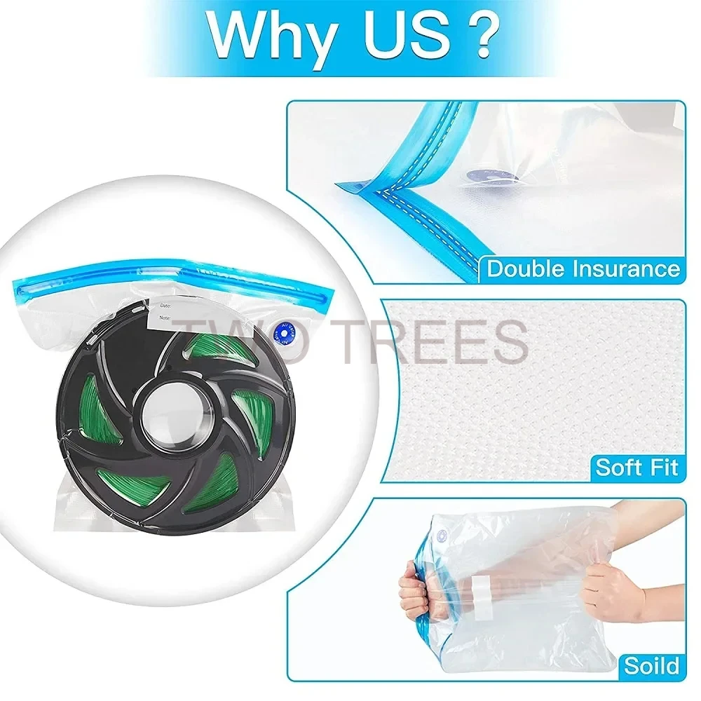 ถุงสูญญากาศสำหรับอบแห้งเส้นพลา - 3D Printing Nylon Filament บทวิจารณ์และราคา
