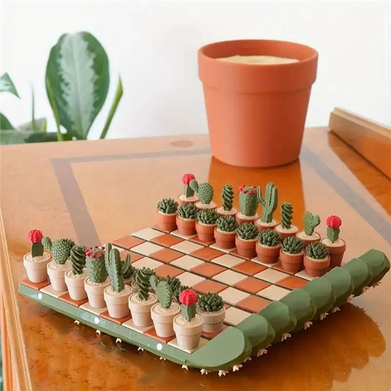 【ข้อเสนอพิเศษ】ชุดของตกแต่งโต๊ะ - 3D Printing Chess บทวิจารณ์และราคา