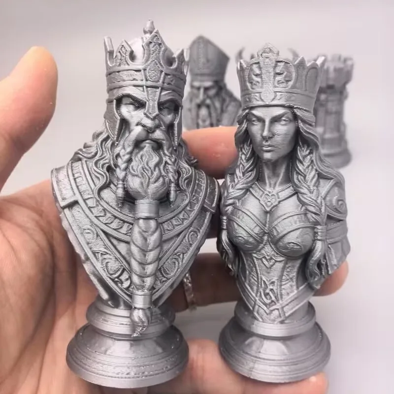 ชุดหมากรุกพิมพ์ 3 มิติ ขนาด 10 - 3D Printing Chess บทวิจารณ์และราคา