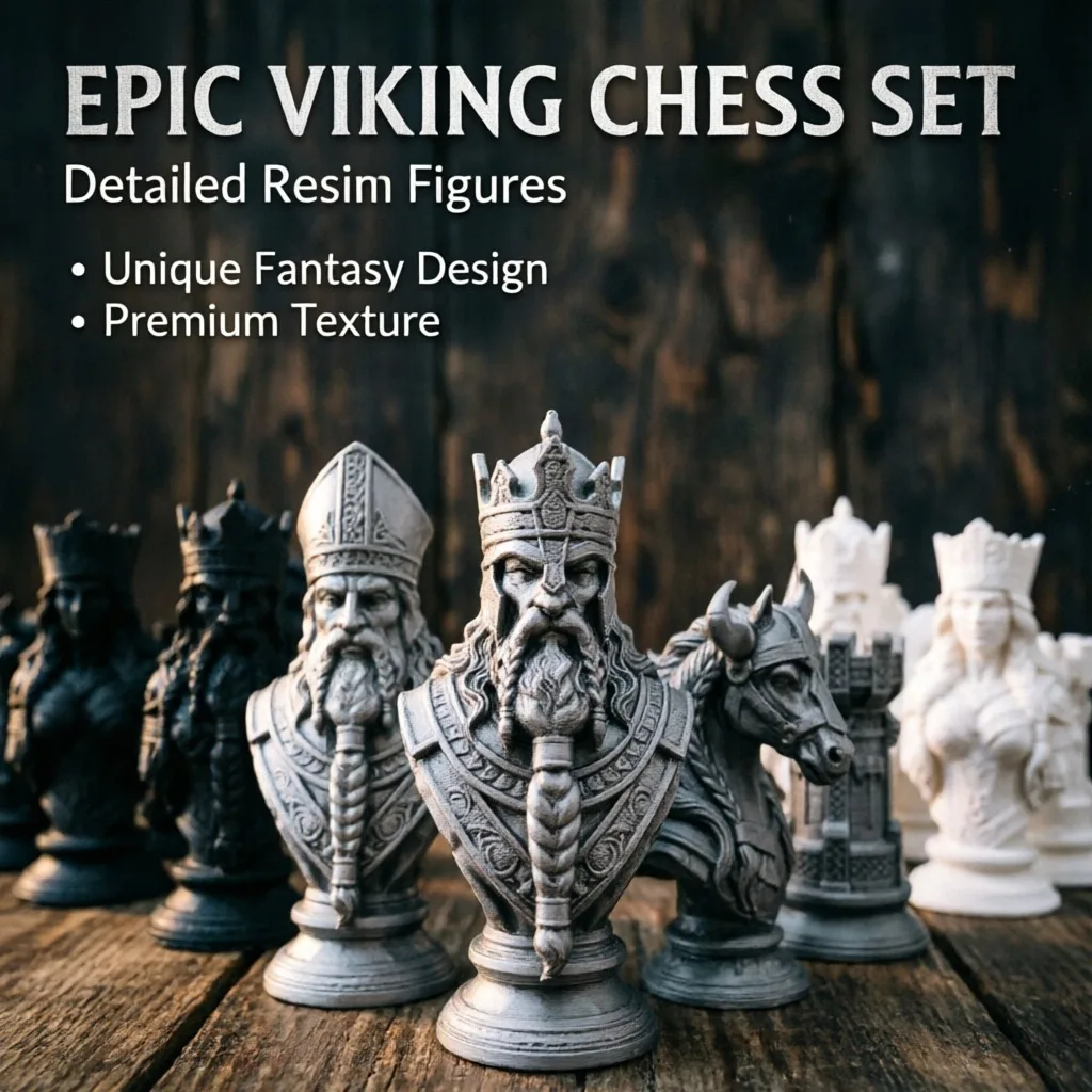 ชุดหมากรุกพิมพ์ 3 มิติ ขนาด 10 - 3D Printing Chess บทวิจารณ์และราคา