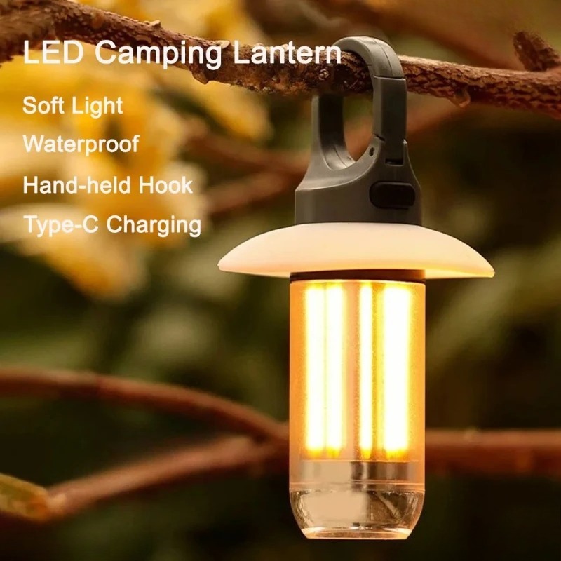 โคมไฟแคมป์ปิ้ง LED แบบชาร์จไฟไ - Asa Filament Outdoor บทวิจารณ์และราคา