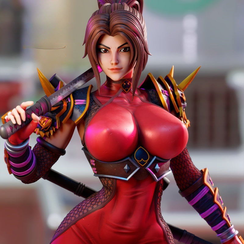 2 รูปแบบเกม 6125 Taki NSFW 3D  - 3D Printing Abs บทวิจารณ์และราคา