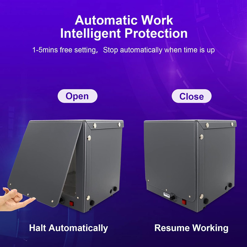 กล่องไฟ UV Resin Curing สําหรั - 3D Printing Deck Box บทวิจารณ์และราคา