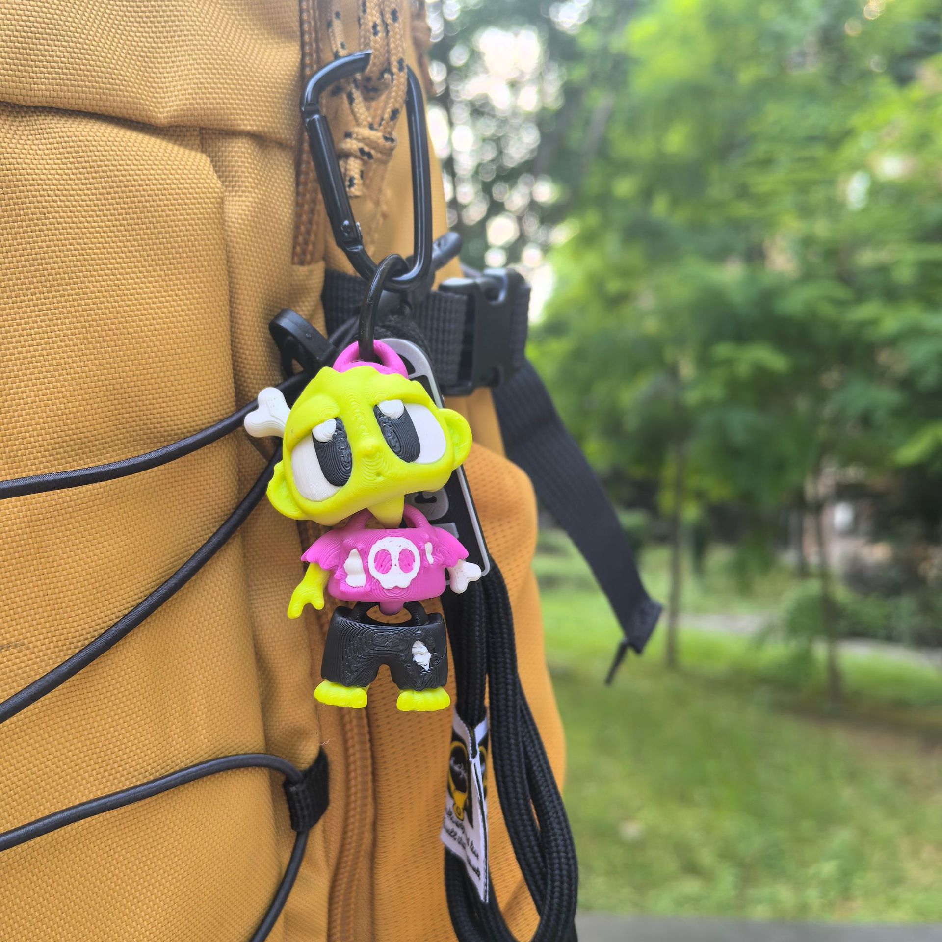 พวงกุญแจรูปซอมบี้การ์ตูนพิมพ์  - 3D Printing Keychain บทวิจารณ์และราคา