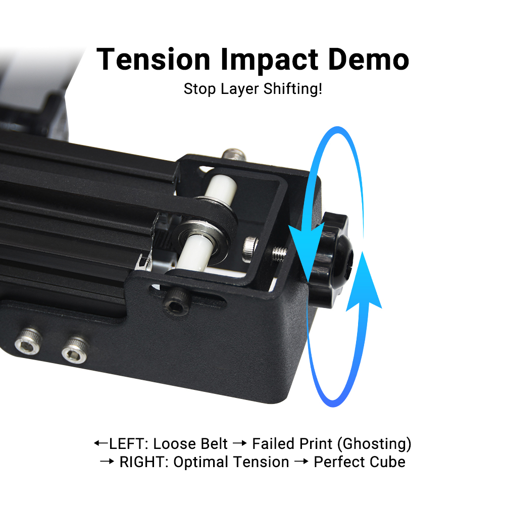 ตัวปรับความตึงสายพานสำหรับเครื - 3D Printing X Axis บทวิจารณ์และราคา