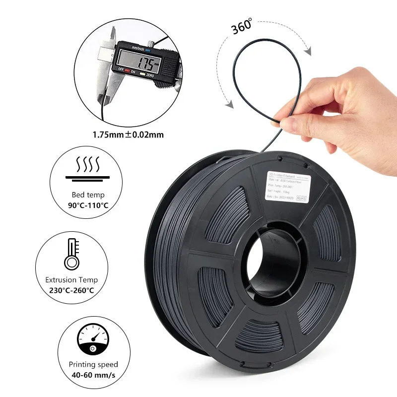 เส้นใยคาร์บอนไฟเบอร์ ASA ขนาด  - Asa Filament Outdoor บทวิจารณ์และราคา