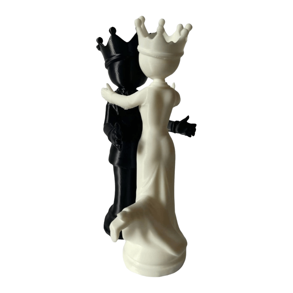 รูปปั้นคู่รัก 2 ชิ้น พิมพ์ 3 ม - 3D Printing Chess บทวิจารณ์และราคา